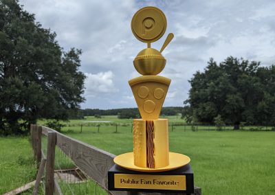 Custom 3D printed trophy for Publix